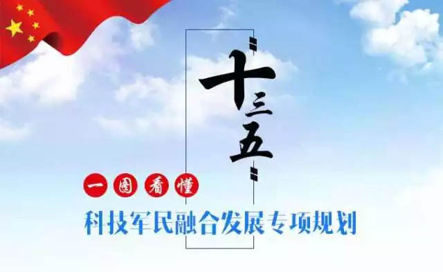 一图看懂“十三五”科技军民融合发展专项规划 | 附编制情况与权威解读