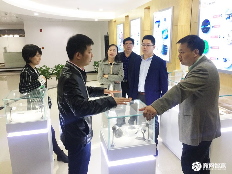 湖南省发改委高技处陈强处长一行莅临大合新材料调研